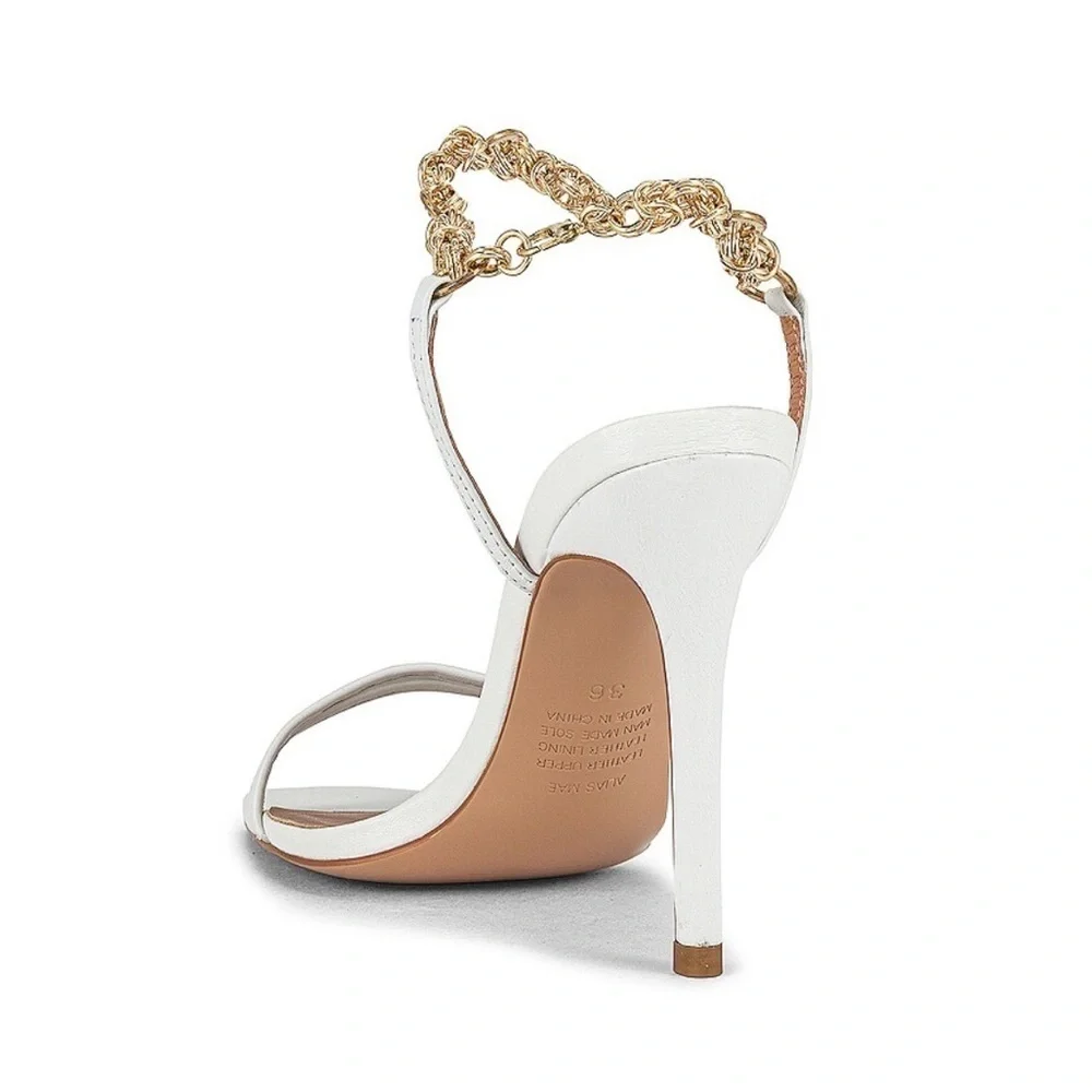 Alias Mae | Ankle Strap Heel in Ivory Size 39 NEW